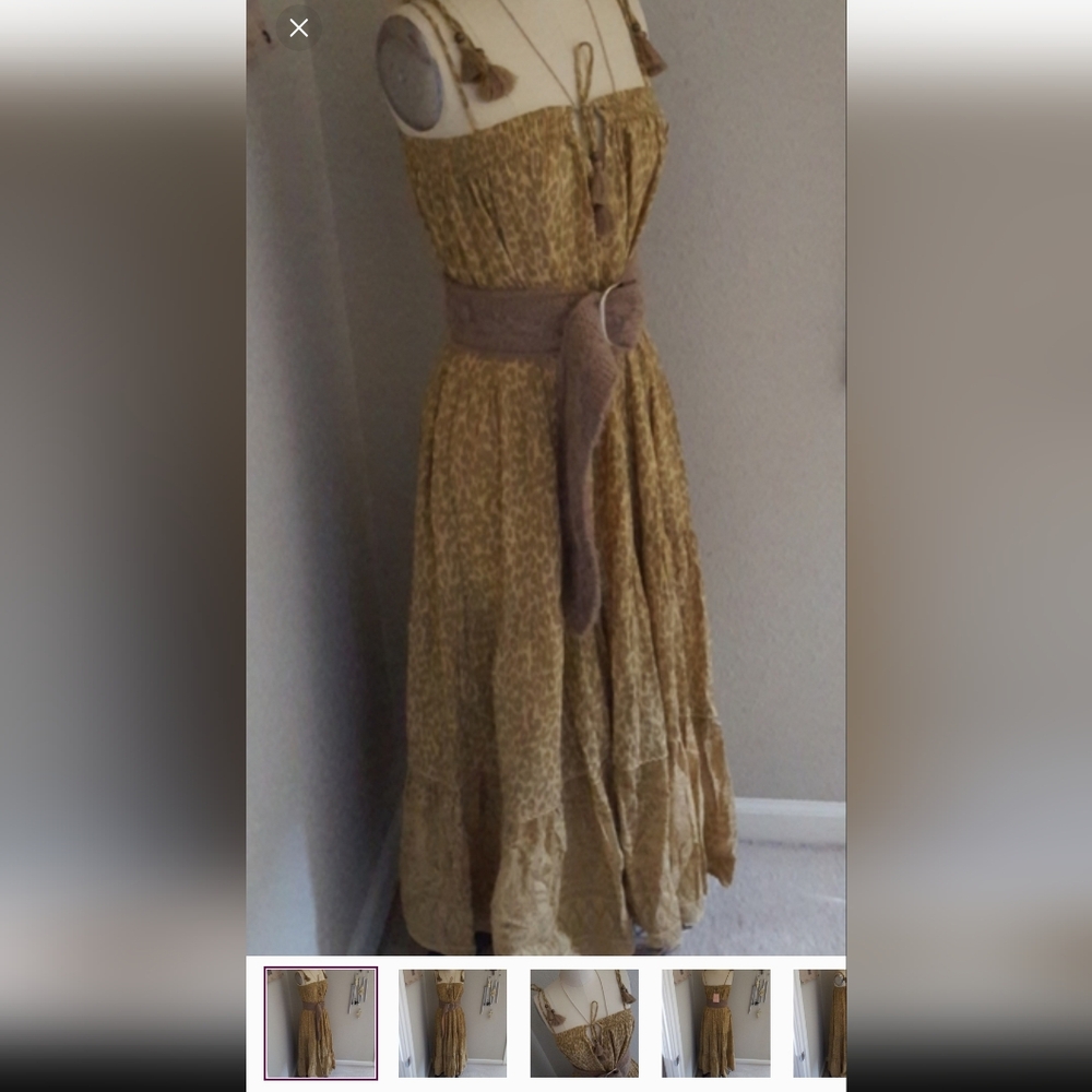 NWT Spell Wild Thing Strappy Midi - M